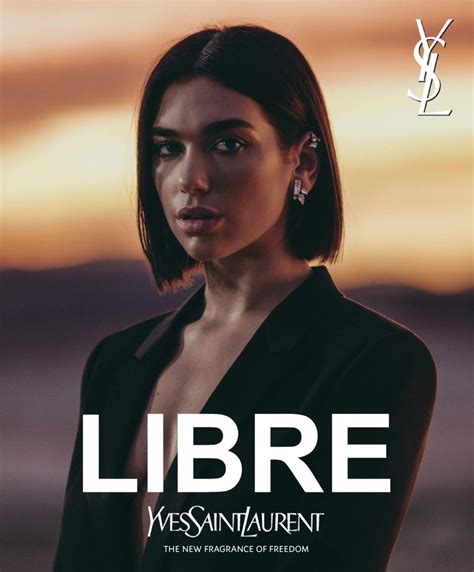 Dua Lipa for Yves Saint Laurent 'Libre' Fragrance Campaign.